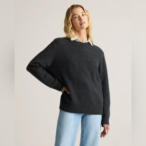 Mongolian Cashmere Oversized Crewneck